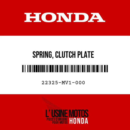 image de 22325-MV1-000 SPRING, CLUTCH PLATE