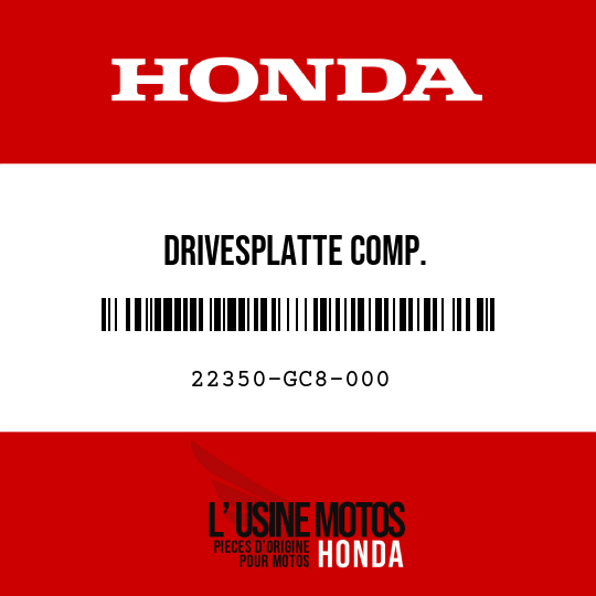 image de 22350-GC8-000 DRIVESPLATTE COMP.