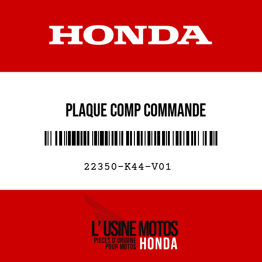 image de 22350-K44-V01 PLAQUE COMP COMMANDE
