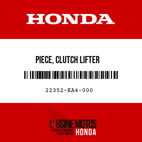 image de 22352-KA4-000 PIECE, CLUTCH LIFTER