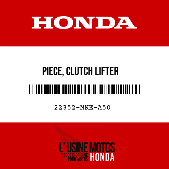image de 22352-MKE-A50 PIECE, CLUTCH LIFTER