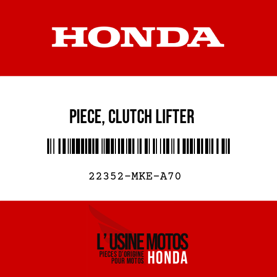 image de 22352-MKE-A70 PIECE, CLUTCH LIFTER