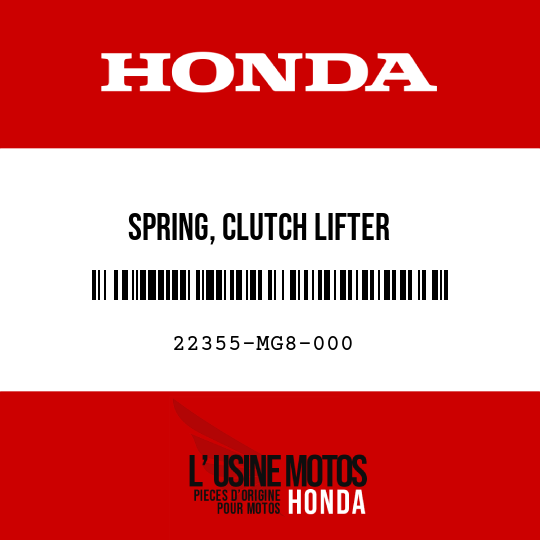 image de 22355-MG8-000 SPRING, CLUTCH LIFTER