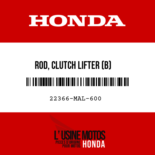 image de 22366-MAL-600 ROD, CLUTCH LIFTER (B)