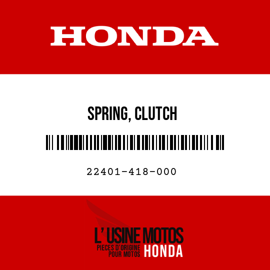 image de 22401-418-000 SPRING, CLUTCH