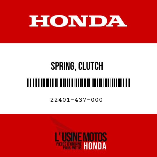 image de 22401-437-000 SPRING, CLUTCH