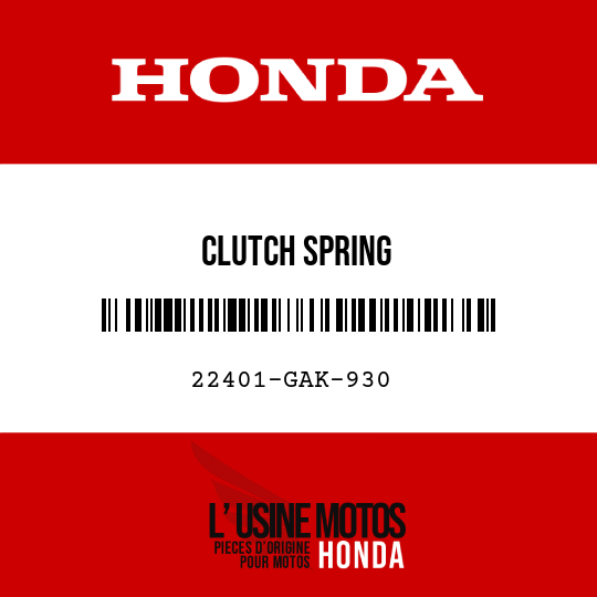 image de 22401-GAK-930 CLUTCH SPRING