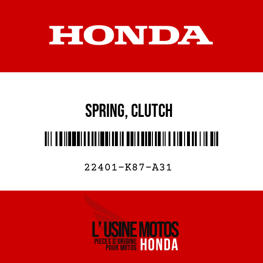 image de 22401-K87-A31 SPRING, CLUTCH