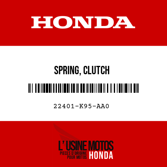 image de 22401-K95-AA0 SPRING, CLUTCH
