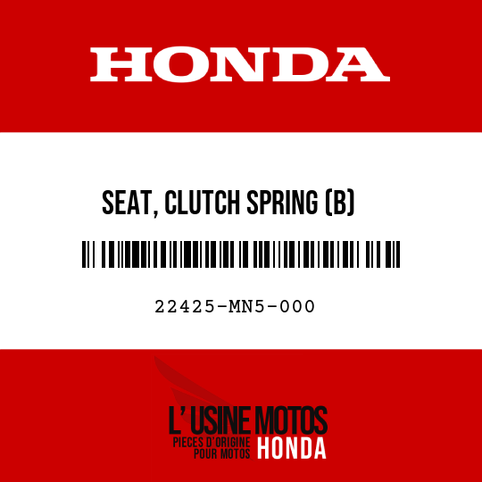 image de 22425-MN5-000 SEAT, CLUTCH SPRING (B)