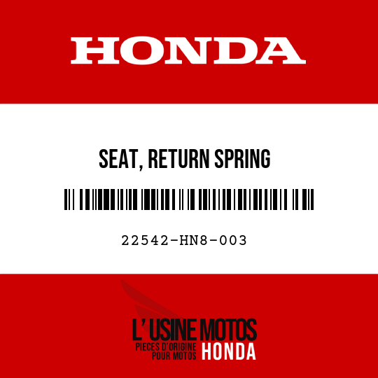 image de 22542-HN8-003 SEAT, RETURN SPRING