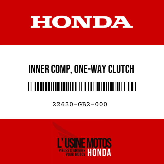 image de 22630-GB2-000 INNER COMP, ONE-WAY CLUTCH