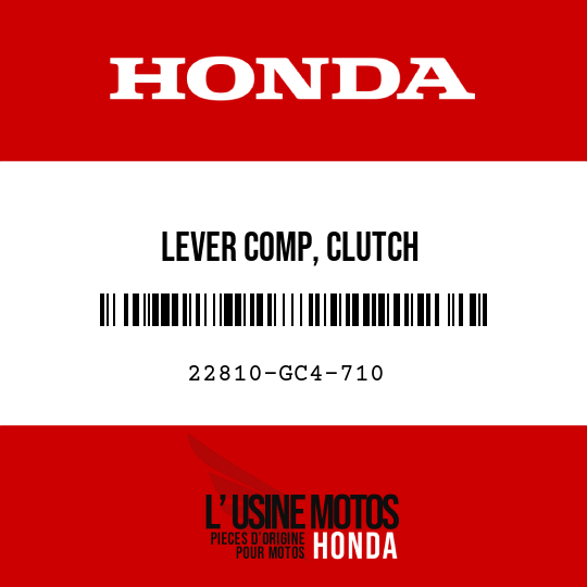 image de 22810-GC4-710 LEVER COMP, CLUTCH