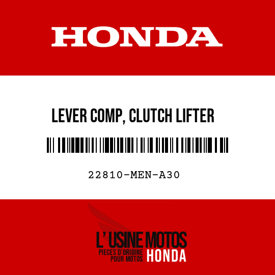 image de 22810-MEN-A30 LEVER COMP, CLUTCH LIFTER