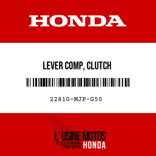 image de 22810-MJP-G50 LEVER COMP, CLUTCH