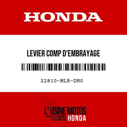 image de 22810-MLR-DN0 LEVIER COMP D'EMBRAYAGE