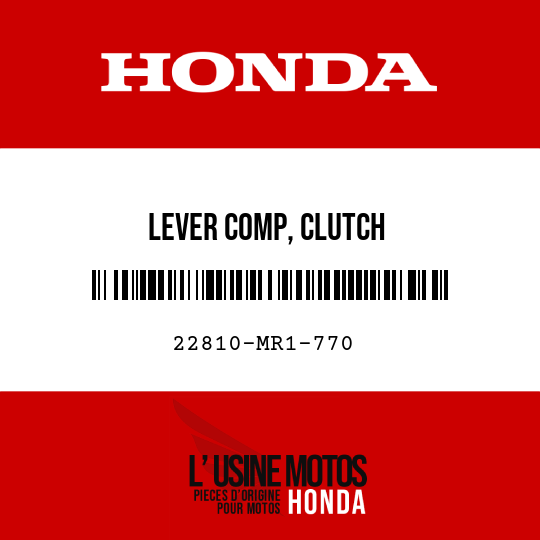 image de 22810-MR1-770 LEVER COMP, CLUTCH