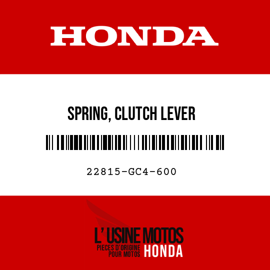 image de 22815-GC4-600 SPRING, CLUTCH LEVER