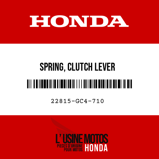 image de 22815-GC4-710 SPRING, CLUTCH LEVER