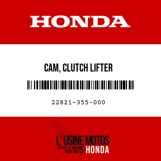 image de 22821-355-000 CAM, CLUTCH LIFTER