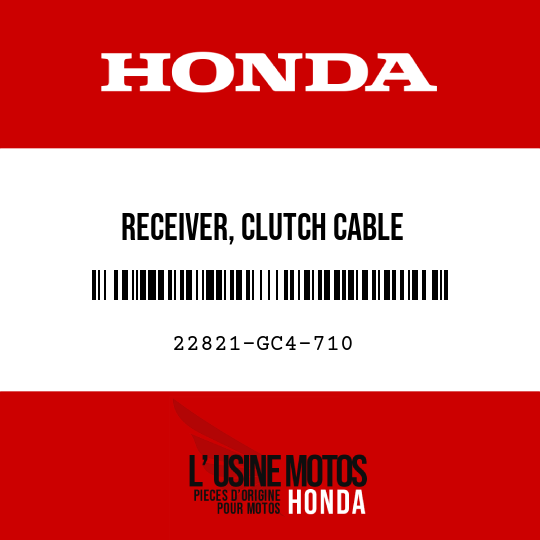 image de 22821-GC4-710 RECEIVER, CLUTCH CABLE