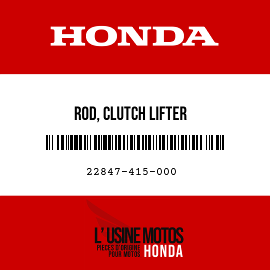 image de 22847-415-000 ROD, CLUTCH LIFTER