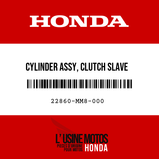 image de 22860-MM8-000 CYLINDER ASSY, CLUTCH SLAVE