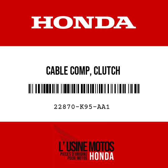 image de 22870-K95-AA1 CABLE COMP, CLUTCH