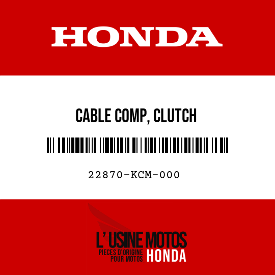image de 22870-KCM-000 CABLE COMP, CLUTCH