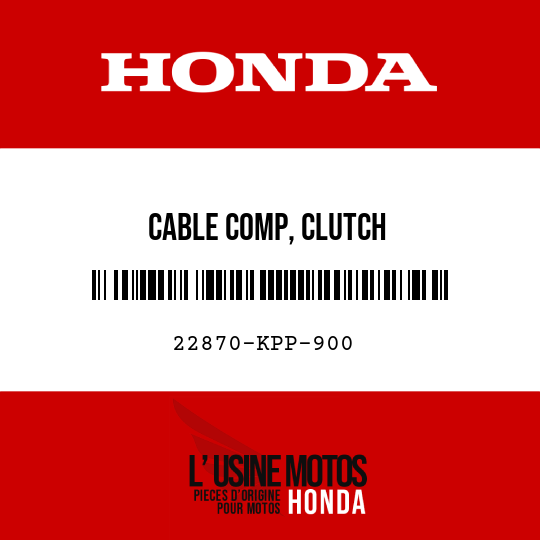 image de 22870-KPP-900 CABLE COMP, CLUTCH