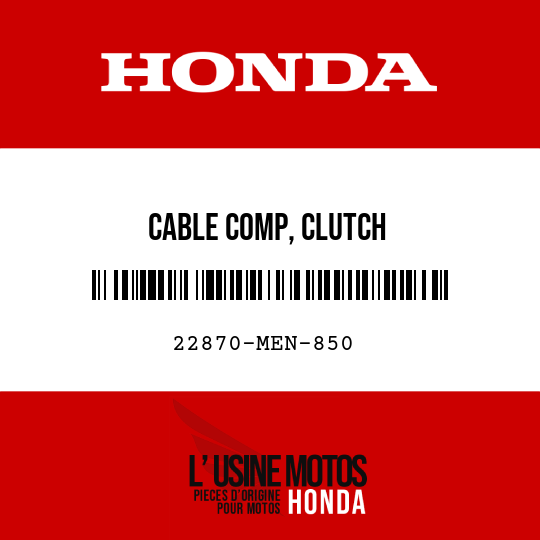 image de 22870-MEN-850 CABLE COMP, CLUTCH