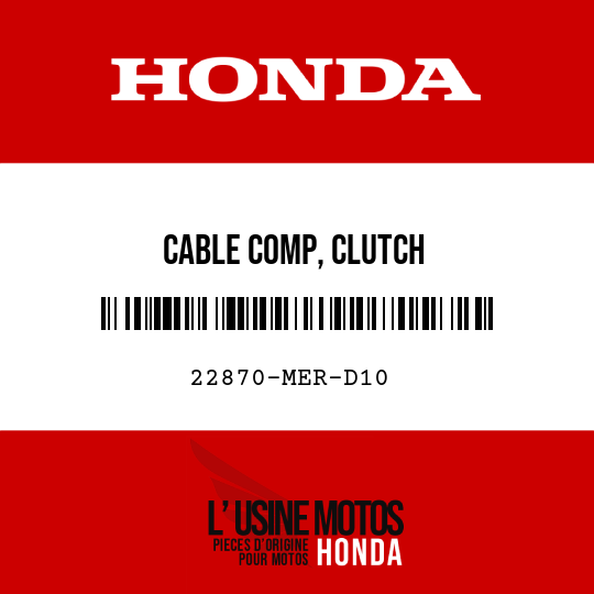 image de 22870-MER-D10 CABLE COMP, CLUTCH