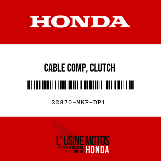 image de 22870-MKP-DP1 CABLE COMP, CLUTCH
