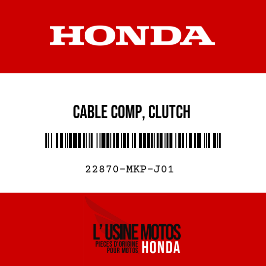 image de 22870-MKP-J01 CABLE COMP, CLUTCH