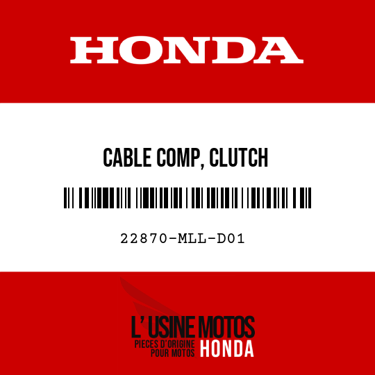image de 22870-MLL-D01 CABLE COMP, CLUTCH