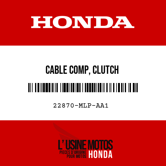 image de 22870-MLP-AA1 CABLE COMP, CLUTCH