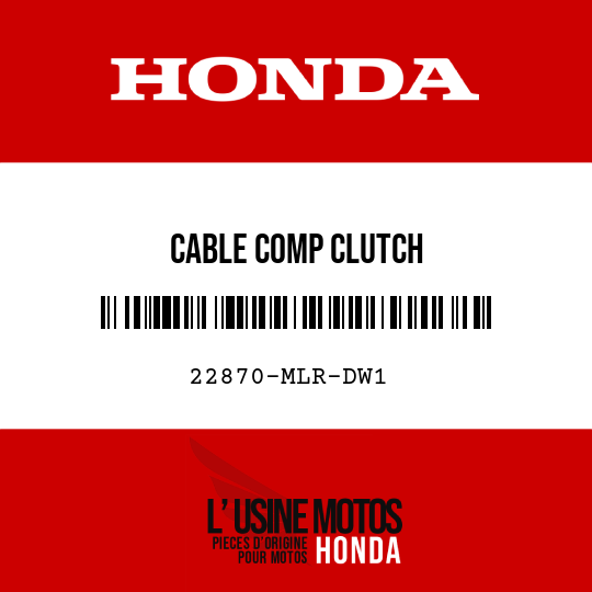 image de 22870-MLR-DW1 CABLE COMP CLUTCH