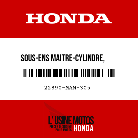 image de 22890-MAM-305 SOUS-ENS MAITRE-CYLINDRE,    EMBRAYAGE (NISSIN)