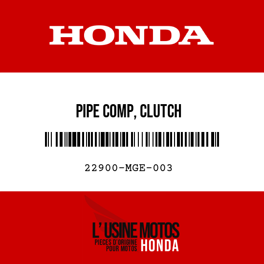 image de 22900-MGE-003 PIPE COMP, CLUTCH