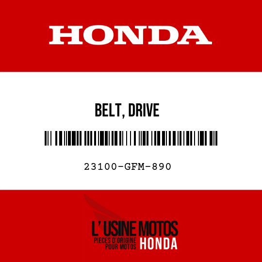 image de 23100-GFM-890 BELT, DRIVE