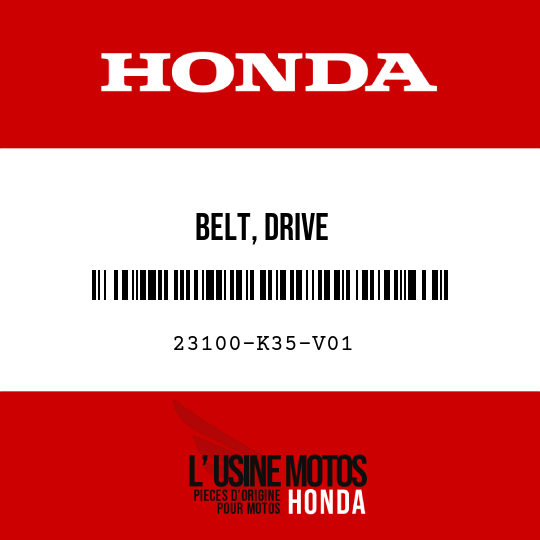 image de 23100-K35-V01 BELT, DRIVE