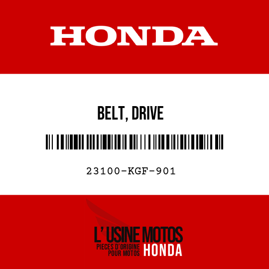image de 23100-KGF-901 BELT, DRIVE