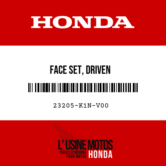 image de 23205-K1N-V00 FACE SET, DRIVEN