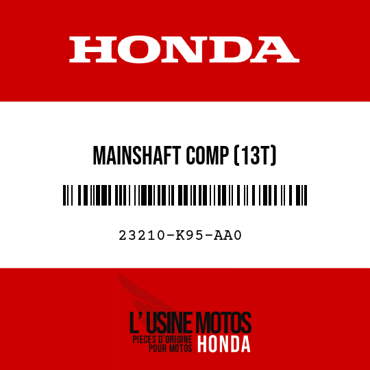 image de 23210-K95-AA0 MAINSHAFT COMP (13T)
