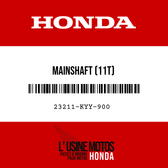 image de 23211-KYY-900 MAINSHAFT (11T)