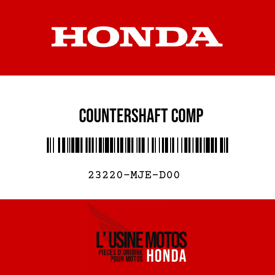 image de 23220-MJE-D00 COUNTERSHAFT COMP