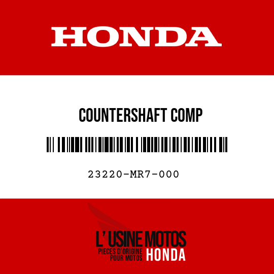 image de 23220-MR7-000 COUNTERSHAFT COMP