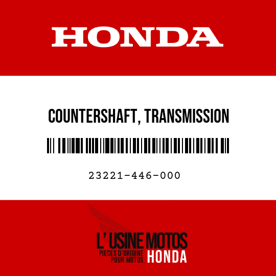 image de 23221-446-000 COUNTERSHAFT, TRANSMISSION