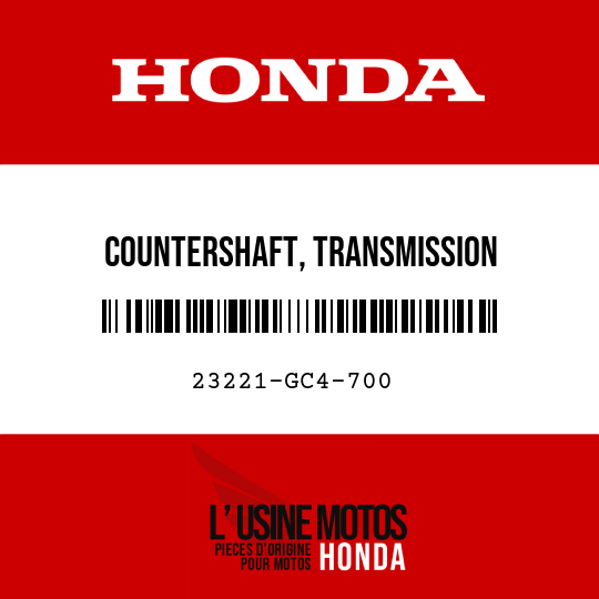 image de 23221-GC4-700 COUNTERSHAFT, TRANSMISSION
