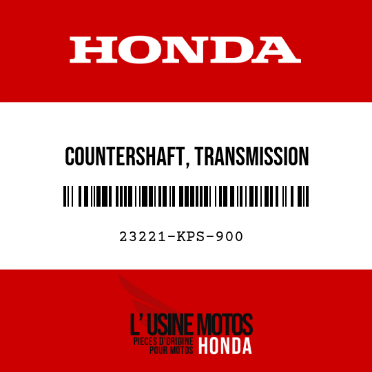 image de 23221-KPS-900 COUNTERSHAFT, TRANSMISSION